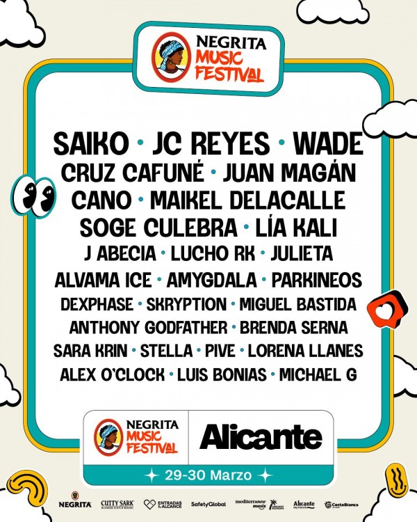 Alicante se prepara para la segunda edición del Negrita Music Festival