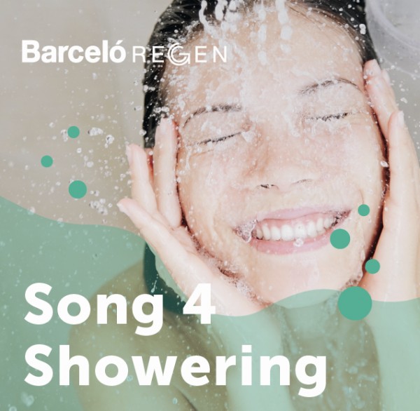 Barceló Hotel Group lanza ‘Song 4 Showering’, una,lista con canciones de 4 minutos para que las duchas no superen ese tiempo