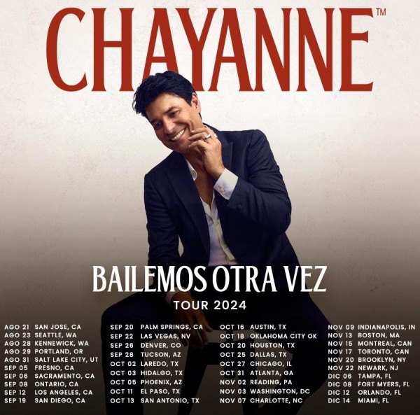 Chayanne vuelve a los escenarios con su gira 'Bailemos otra vez'