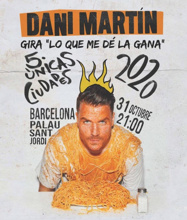 Dani Martín realizará una gira por cinco ciudades españolas en otoño de 2020 