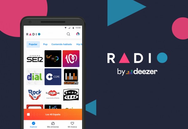 Deezer introduce su aplicación Radio By Deezer en España y los Países Bajos 