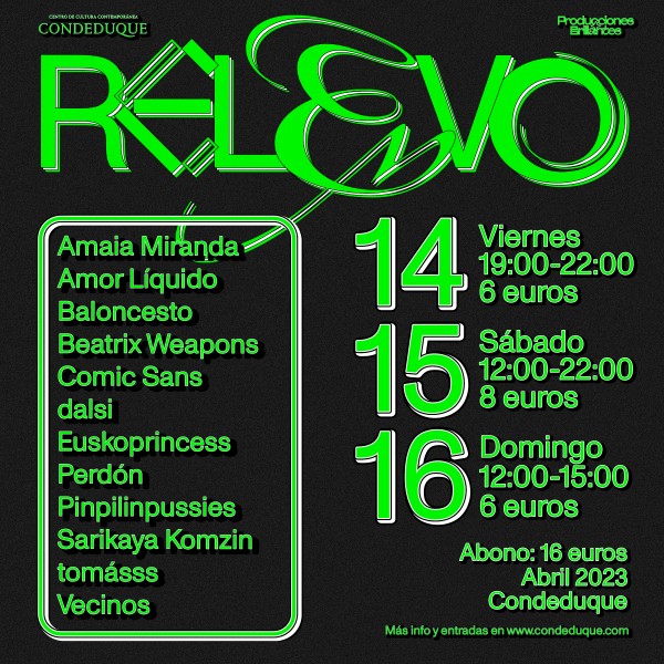El Condeduque acoge el segundo Relevo, festival de la escena joven de Madrid del 14 al 16 de abril