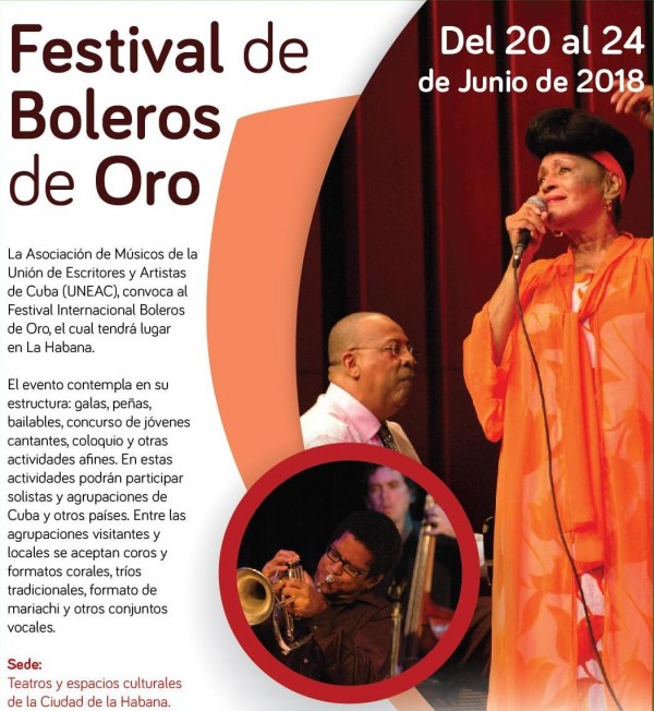 El Festival Boleros de Oro Cuba 2018 estará dedicado a la mujer