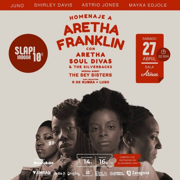 El festival zaragozano Slap! Indoor rendirá homenaje a Aretha Franklin