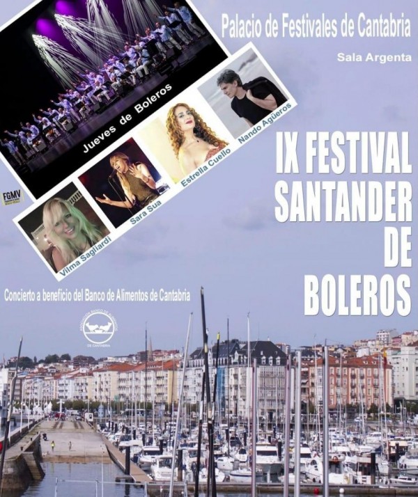 El IX Festival Santander de Boleros se celebrarà el 24 de octubre