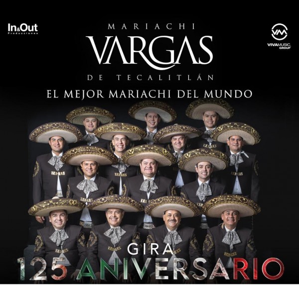 El legendario Mariachi Vargas de Tecalitlán girará por España en octubre