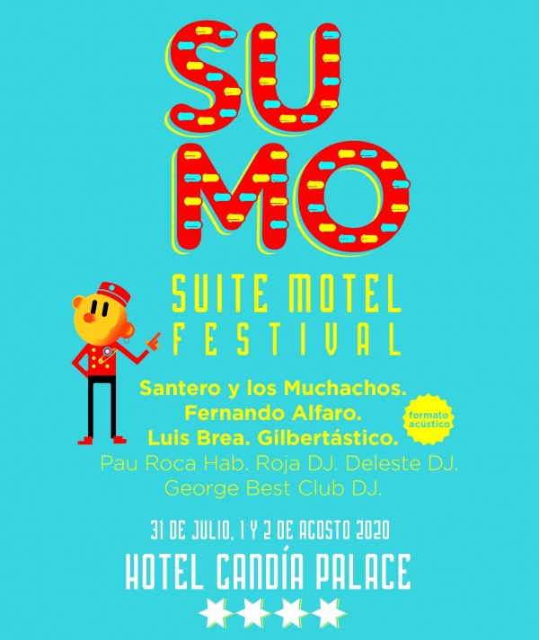 El Suite Motel Festival propone disfrutar de conciertos en hoteles con alojamiento y pensión completa