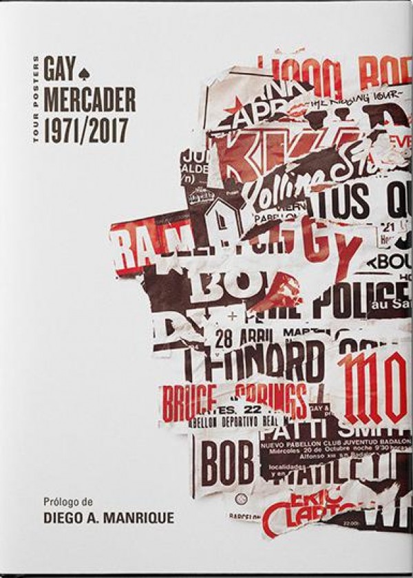 Gay Mercader publica un libro con una selección de pósters de sus 46 años de conciertos