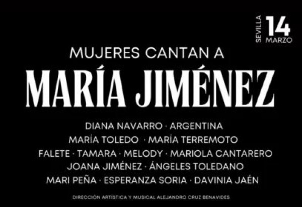 Mujeres cantan a María Jiménez 