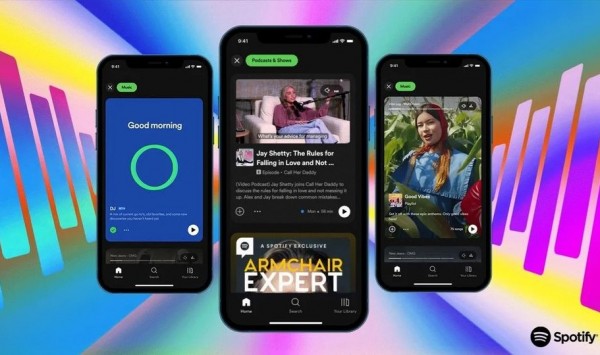 Presentada la nueva imagen de Spotify para reivindicarse como plataforma de audio no limitada a la música