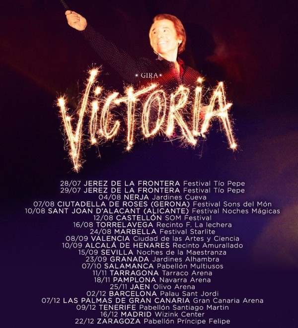 Raphael vuelve a los escenarios españoles con la gira 'Victoria'