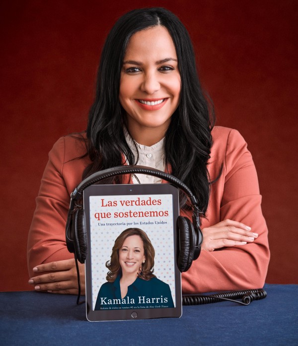 Se estrena el audiolibro de Kamala Harris sobre su vida narrado por la dominicana Jane Santos