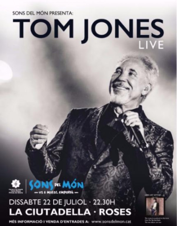 Tom Jones cantara en el Sons del Món Vi & Music de la Costa Brava