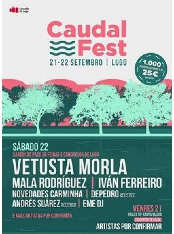 Vestusta Morla encabeza el cartel inicial del Caudal Fest de Lugo