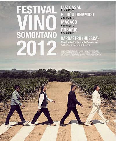 El Dúo Dinámico, Luz, Macaco y Rosario, en el Festival del Vino Somontano 2012