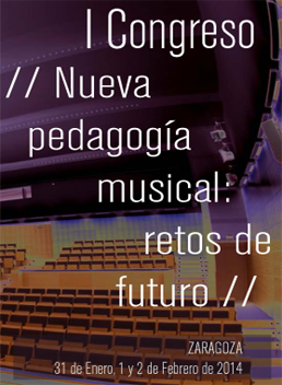 Zaragoza albergará a finales de enero un Congreso sobre nueva pedagogía musical