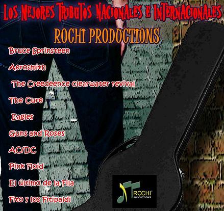 La firma Rochi Productions propone grandes conciertos con bandas tributo