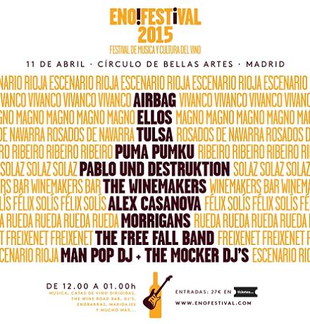 El 11 de abril se celebrará el cuarto EnoFestival en el Círculo de Bellas Artes de Madrid